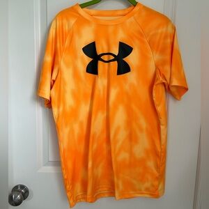 Under Armour Striped Orange Tee